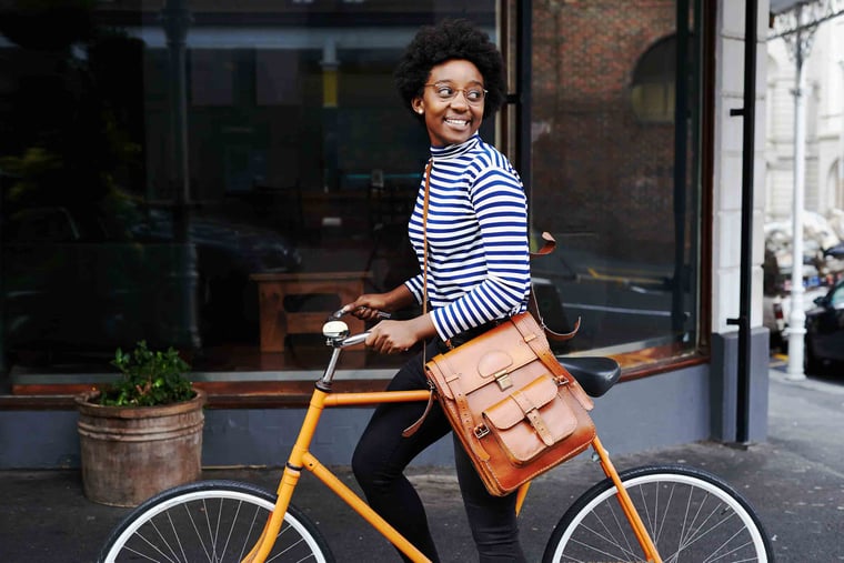 Person on a bike